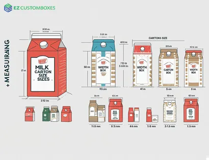 A Guide to Measure Milk Carton Box Dimensions & Carton Sizes X